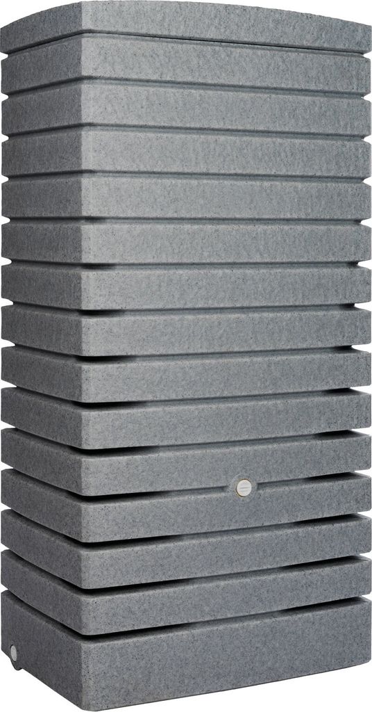 FLORANTIA Regentonne Catania 210 Liter grau granit