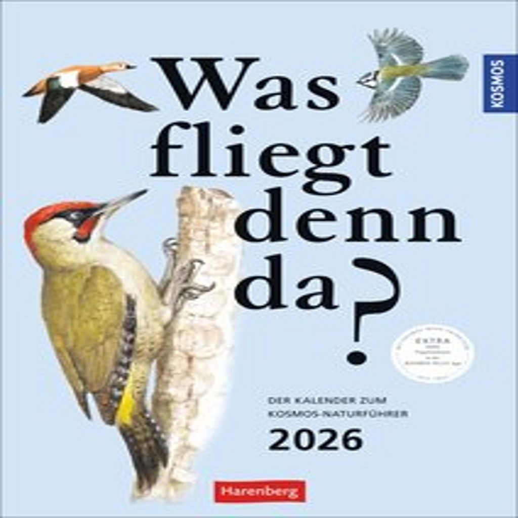 Harenberg Wandkalender 2026 Was fliegt denn da? 25x35,5cm