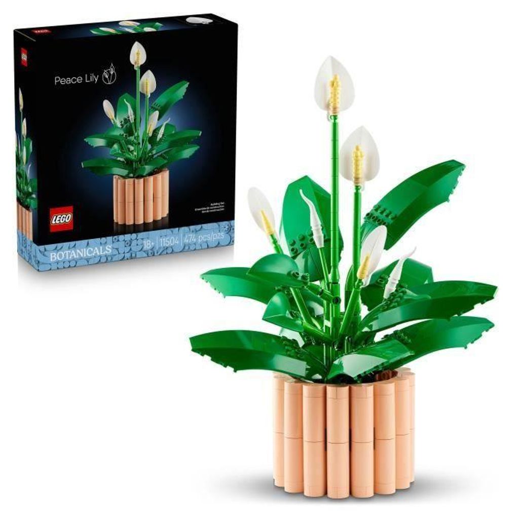 LEGO Botanicals Les Fleurs de Lune, Künstliche Pflanzen Set für Erwachsene, Deko, 11504