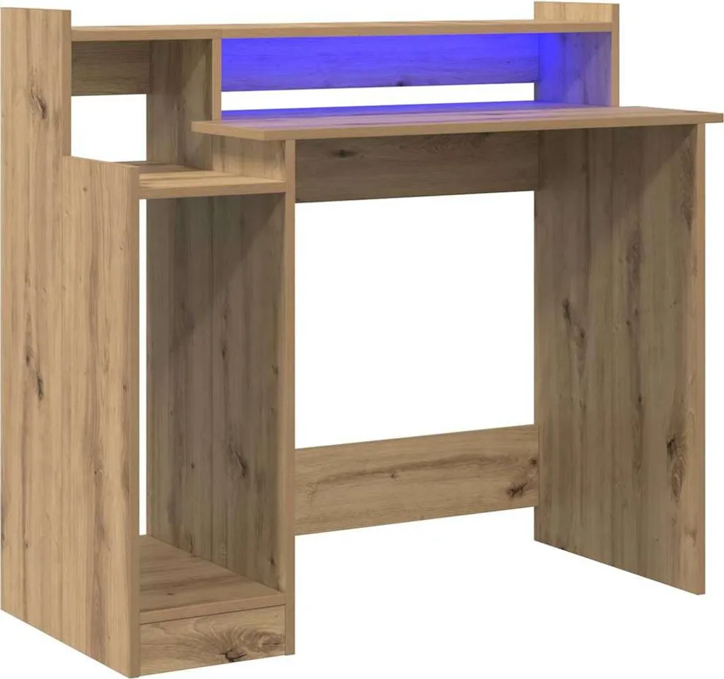 Scrivania Salvaspazio Rovere Artisan 97cm | Essenzialità Stabli Möbel - 2