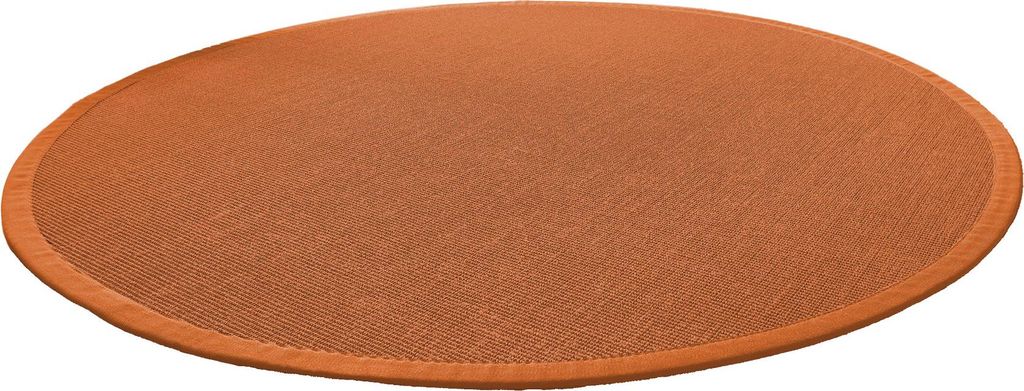 Sisal Premium Teppich ASTRA Manaus lachs/tabak Rund 200cm
