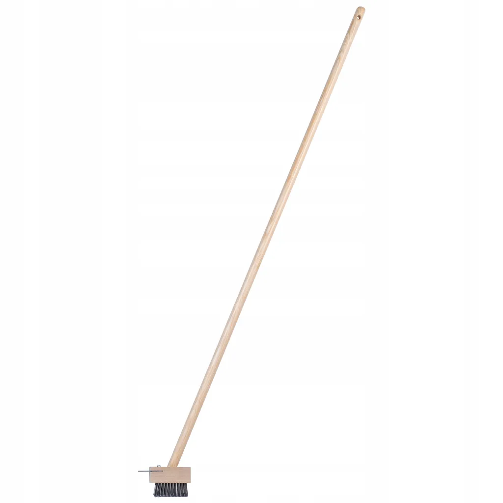 KADAX Balai pour pavés Sater de 13 cm avec bord racleur et manche bois