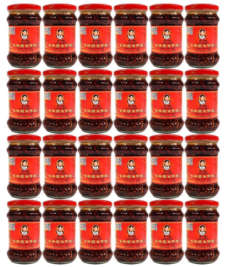 Lao Gan Ma Crispy Chilli in Öl 24x210g Produktbild 