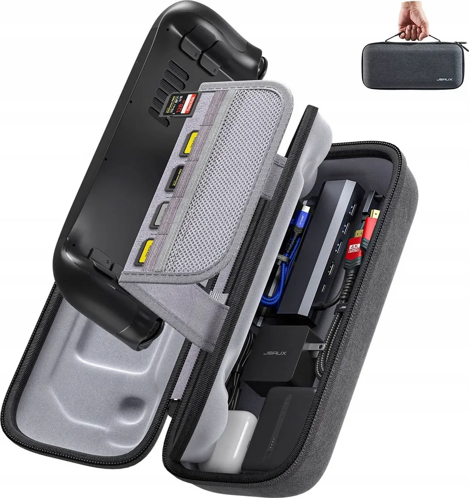 Étui Steam Deck Antichoc : Sac de Transport avec Coque Rigide Durable
