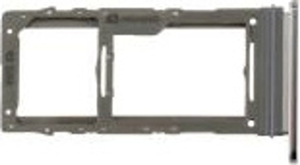 Samsung Galaxy Note 10+ N975F Sim-Karten Halter, silber (Single-Sim)