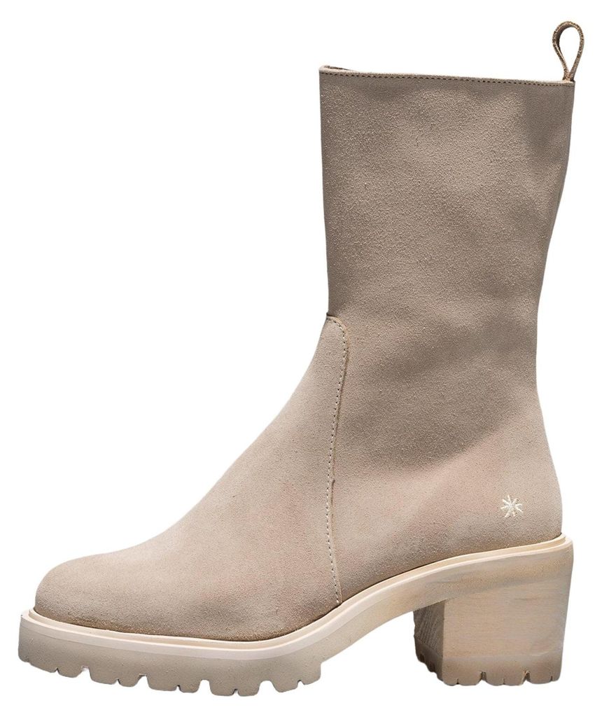 Art Stiefeletten mit Absatz Damen 1700 LUX SUEDE PIEDRA/ BRUGGE Farbe Grau
