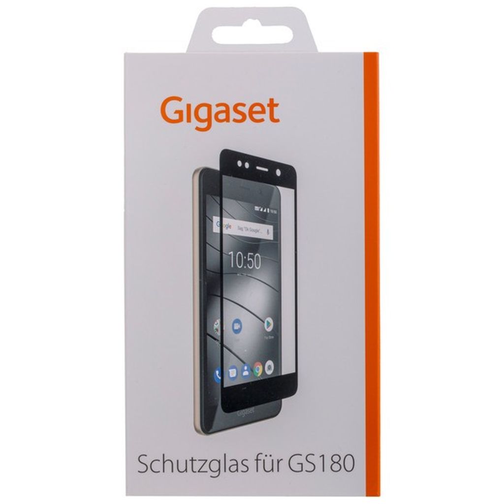 GIGASET FULL DISPLAY HD Glass Protector für Gigaset GS180 - Frame Black