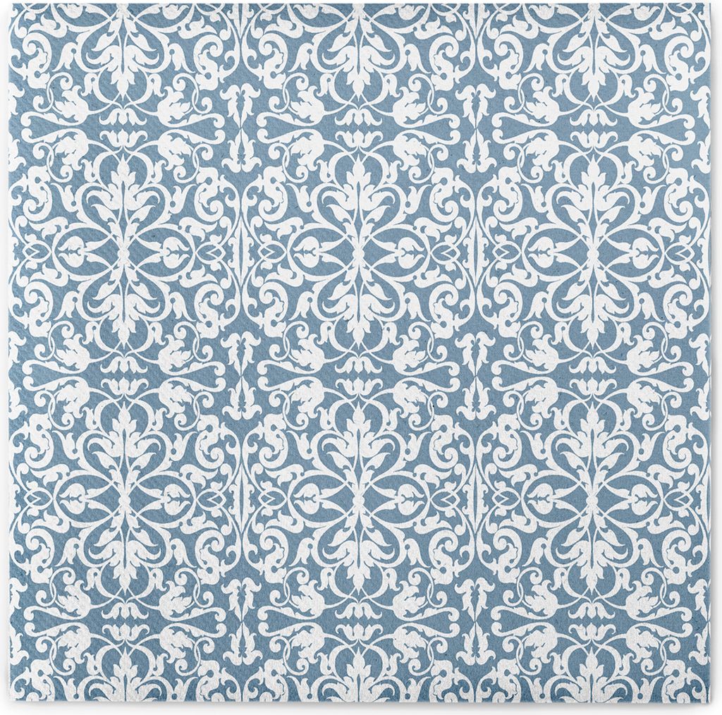 Sovie HOME Serviette Livia-Ornamentik in Grau aus Linclass Airlaid 40 x 40 cm, 12 Stück