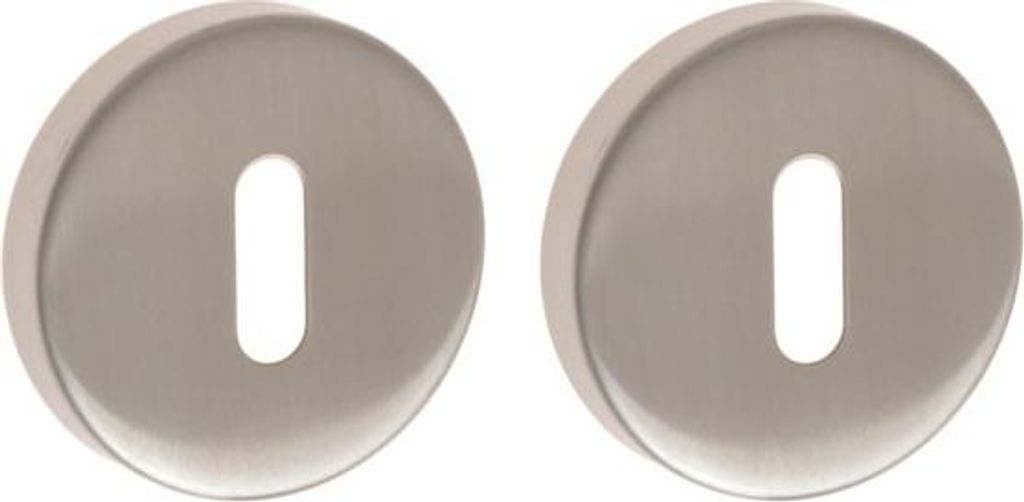 Rundes Schlüsselschild GAMET PLT-31-N-SS, Edelstahl (Set)