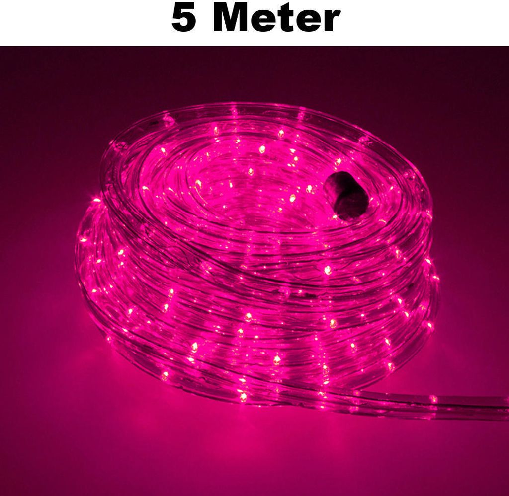 Trade-Shop LED Lichtschlauch Komplett Set mit Zubehör Produktbild 