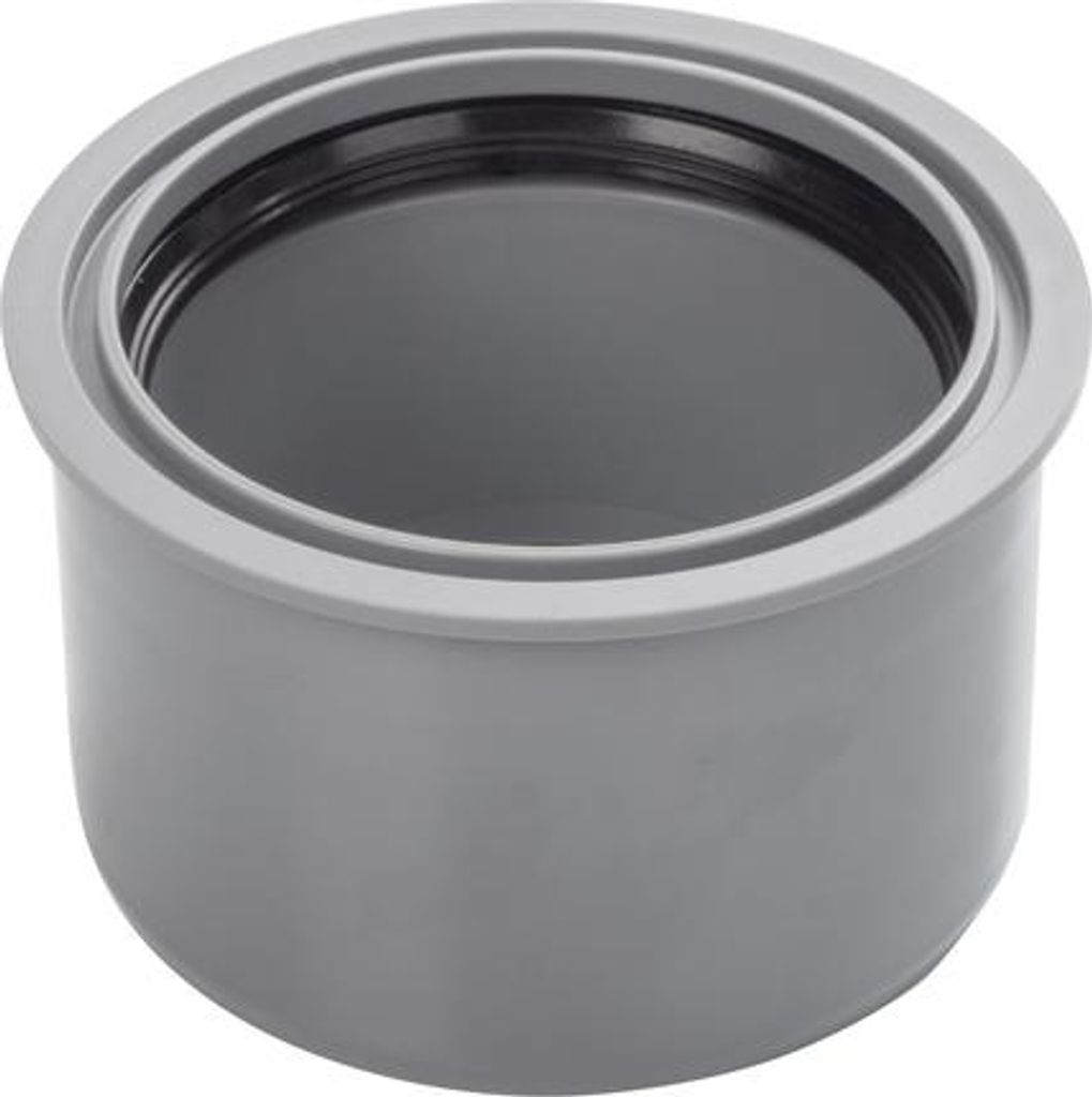 airfit super krátka redukcia DN 90x75 z PP, sivá Obrázok produktu 