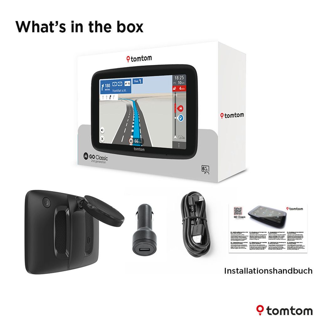 System nawigacji TomTom GO Classic z ekranem dotykowym o Zdjęcie produktu 3