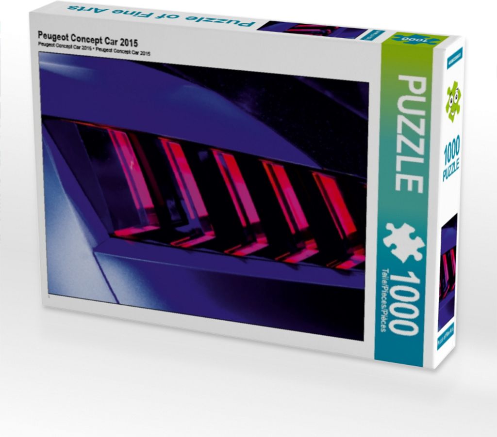 Calvendo Peugeot Concept Car 2015 1000 Teile Puzzle quer 640x480mm, N N; 7297854