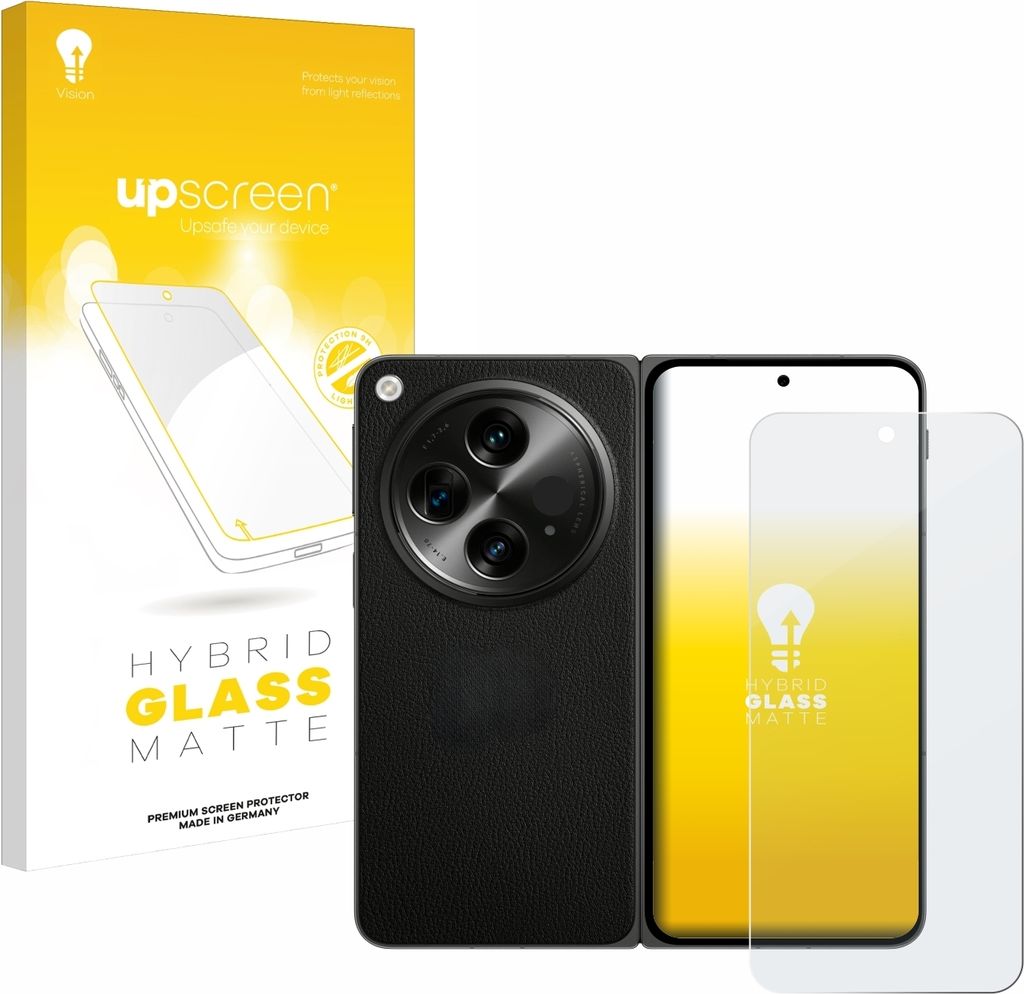 upscreen Entspiegelungs Schutzglas für OnePlus Open Schutzfolie Panzer Folie Glas Display Schutz matt