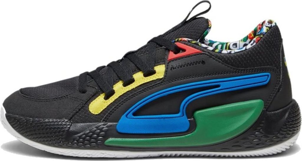 Puma Court Rider Chaos Trash Talk Schwarze Uni-Schuhe