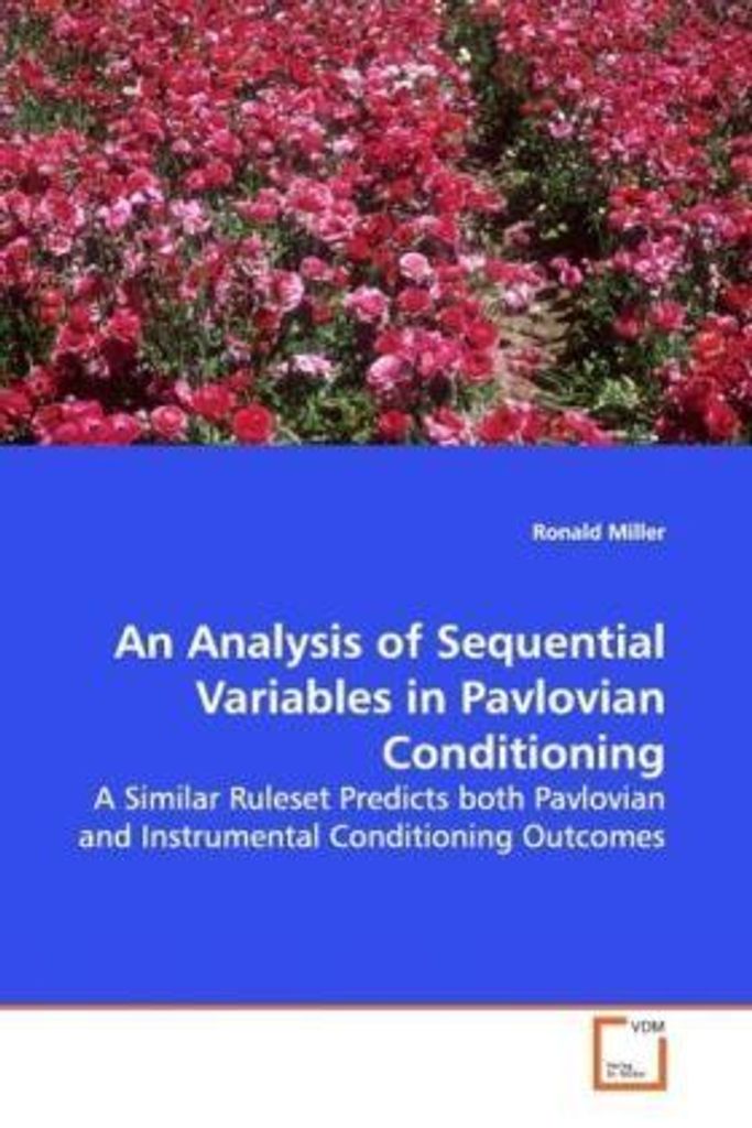 Miller, R: An Analysis of Sequential Variables in PavlovianC