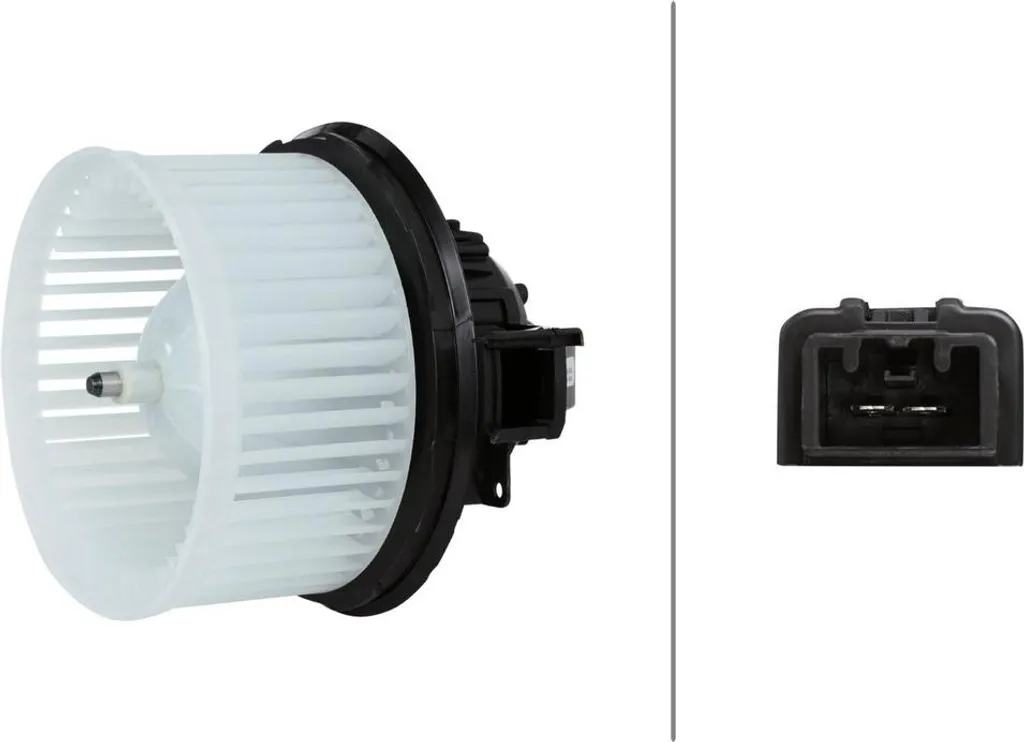 Pulseur d'air habitacle 12V 222W pour Ford Fiesta - Qualité HELLA