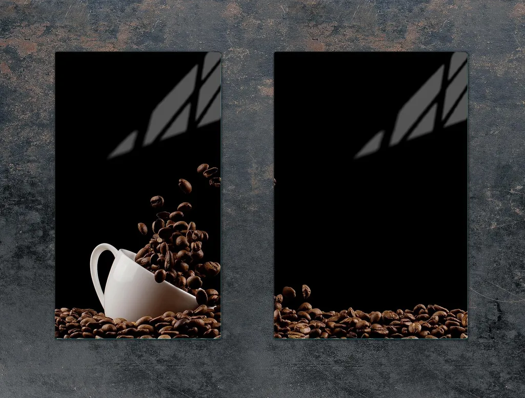 Paraschizzi e Copripiano in Vetro 65x52 Caffè - Urban Kitchen Style - 3