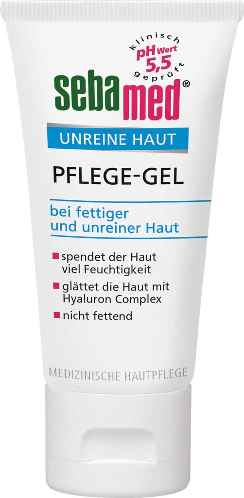 Sebamed Pflege Gel bei unreiner Haut reinigt und pflegt 50ml