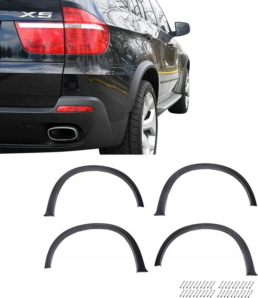 Kit élargisseurs d'ailes BMW X5 E70 pour passage de roue jantes larges