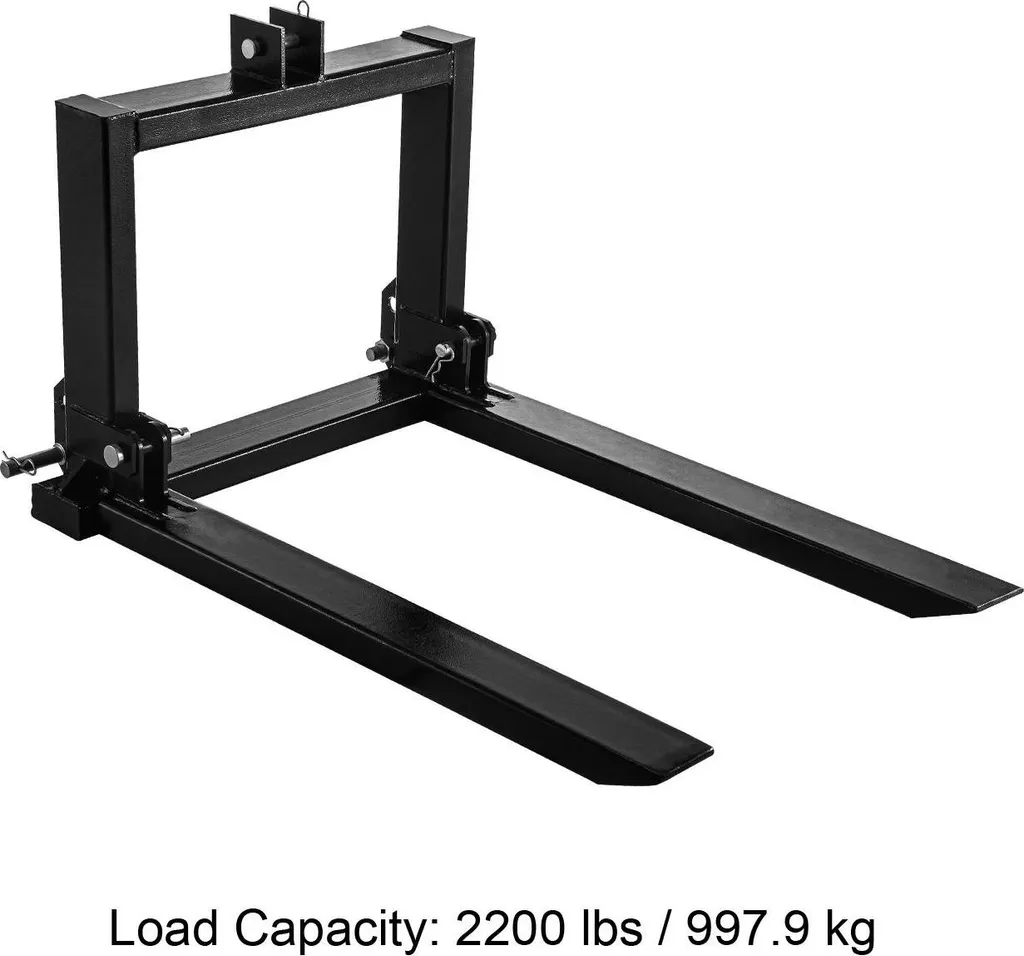 Fourche à Cadre Relevable 3 Points : Solution de Levage Rapide 2000 lb - 2