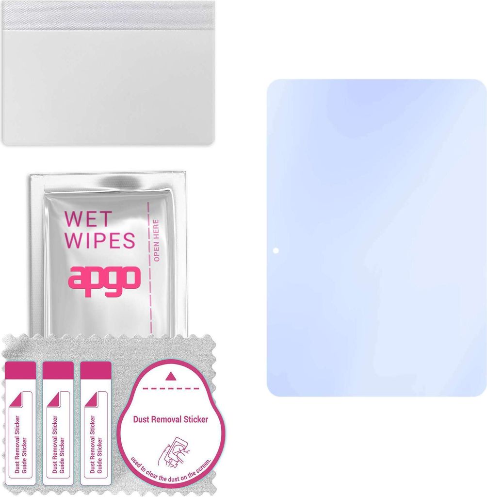 apgo Hybrid Schutzglas, kompatibel mit Teclast A10S, 9H Härte, Flexible Nano Glass PRO, toller Ersatz für Hartglas, kratzfester Displayschutzglas...