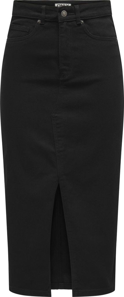 ONLY Jeansrock mit hoher Taille und Schlitz vorne Größe: XS