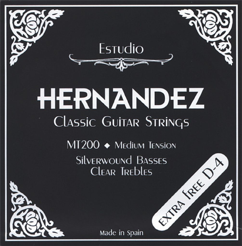 Hernandez MT200 classic, medium mit 2x d4 Saite