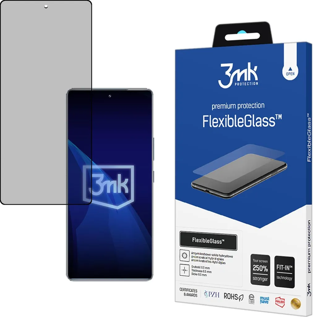 Infinix GT 20 Pro - 3mk FlexibleGlass Protezione Schermo Antifrantumo