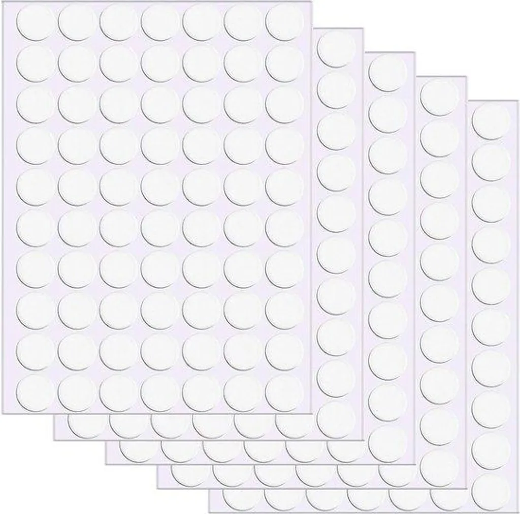 Adhésifs double face ronds : fixez vos décors sans abîmer vos murs peints