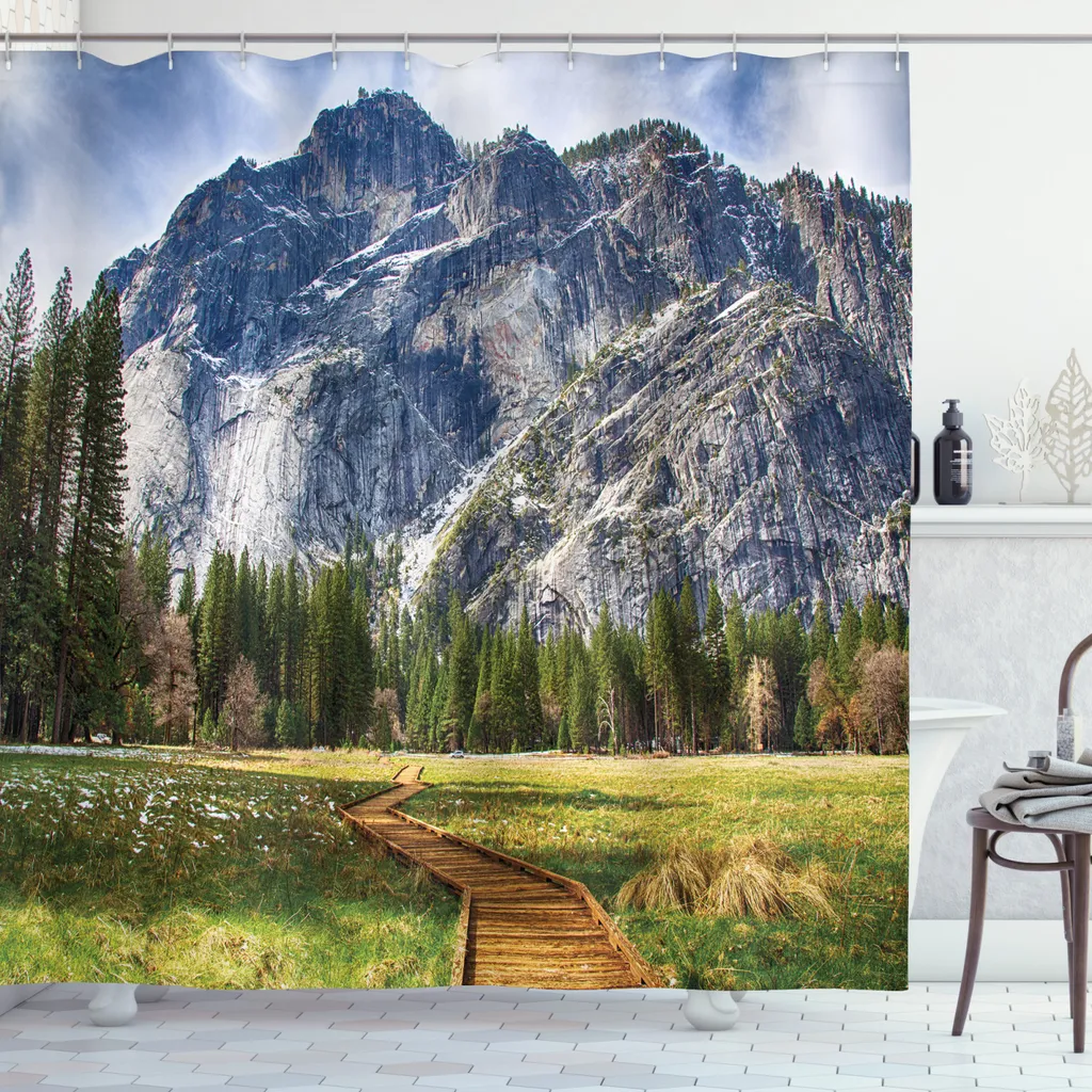 Rideau de Douche sans Moisissure 175x240 cm : Hygiène et Style Gris