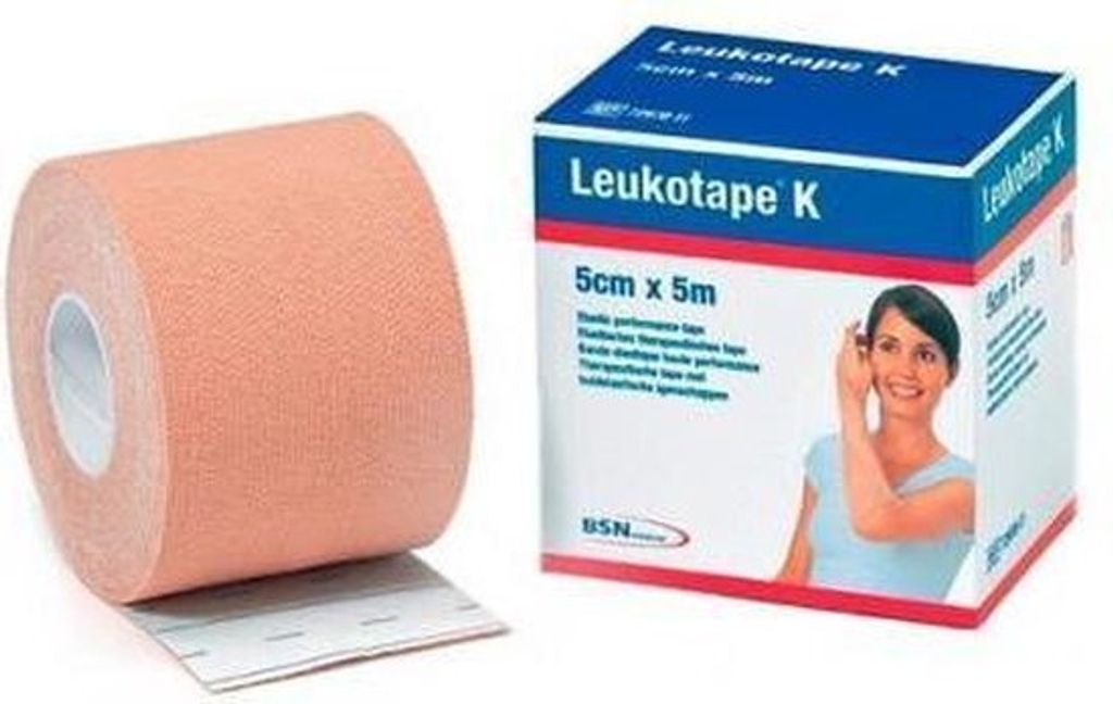 Leukotape K, 5 m x 5 cm, růžový Obrázek produktu 