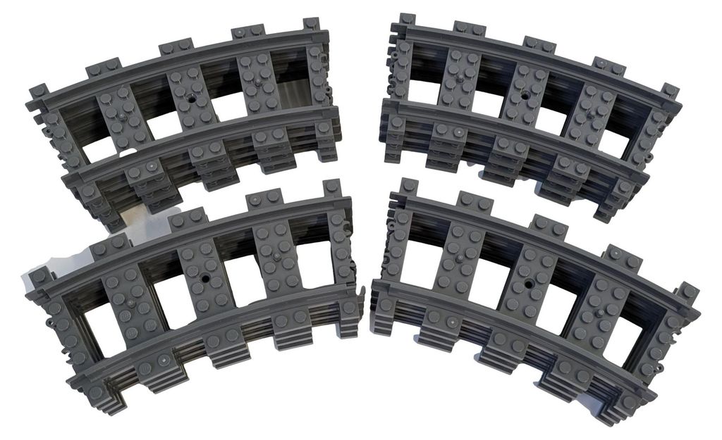LEGO LEGO City Schienen – 16 Kurven für einen vollen Kreis (53400)