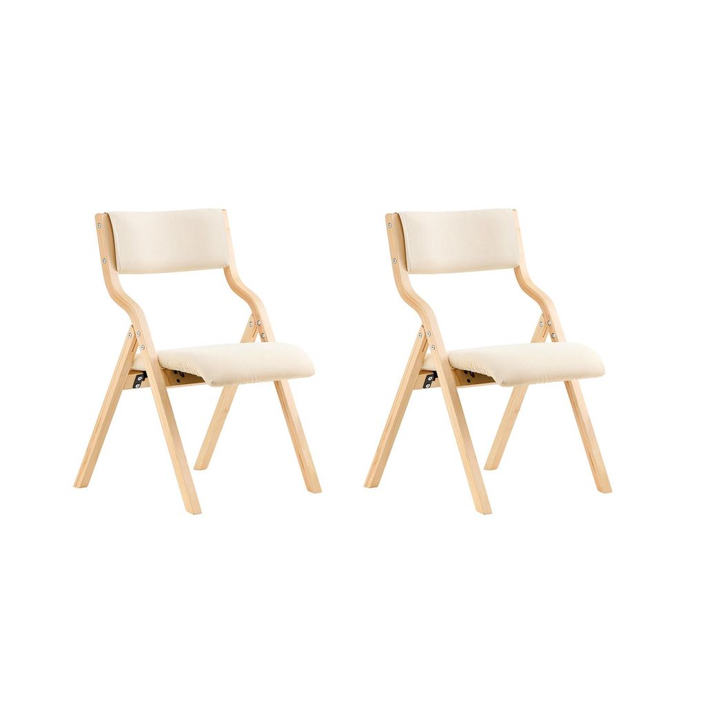 SoBuy Sada 2 skladacích stoličiek Ergonomické čalúnené Obrázok produktu 
