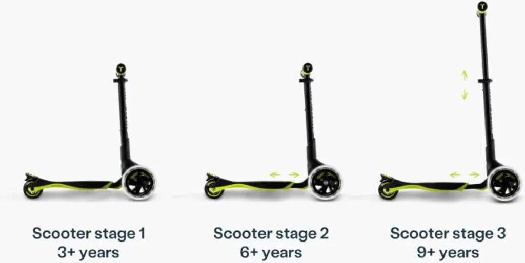 Trottinette enfant durable smarTrike Xtend Lime - Ne changez plus de modèle - 6