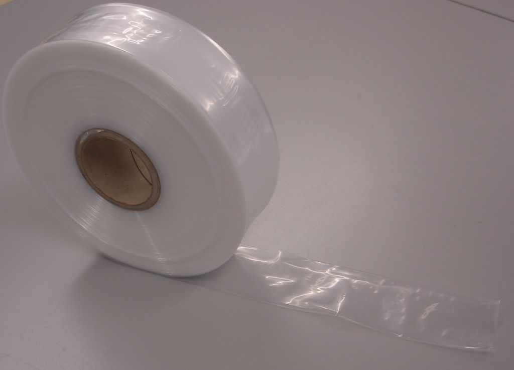 1 Stück LDPE Schlauchfolie transparent Breite 70mm Foliendicke 50μm (0,05 mm) Länge 500m, unbedruckt