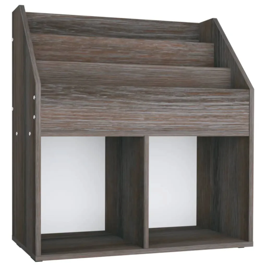 vidaXL Bibliothèque pour Enfants Gris Chêne Sonoma 71x30x78,5 cm