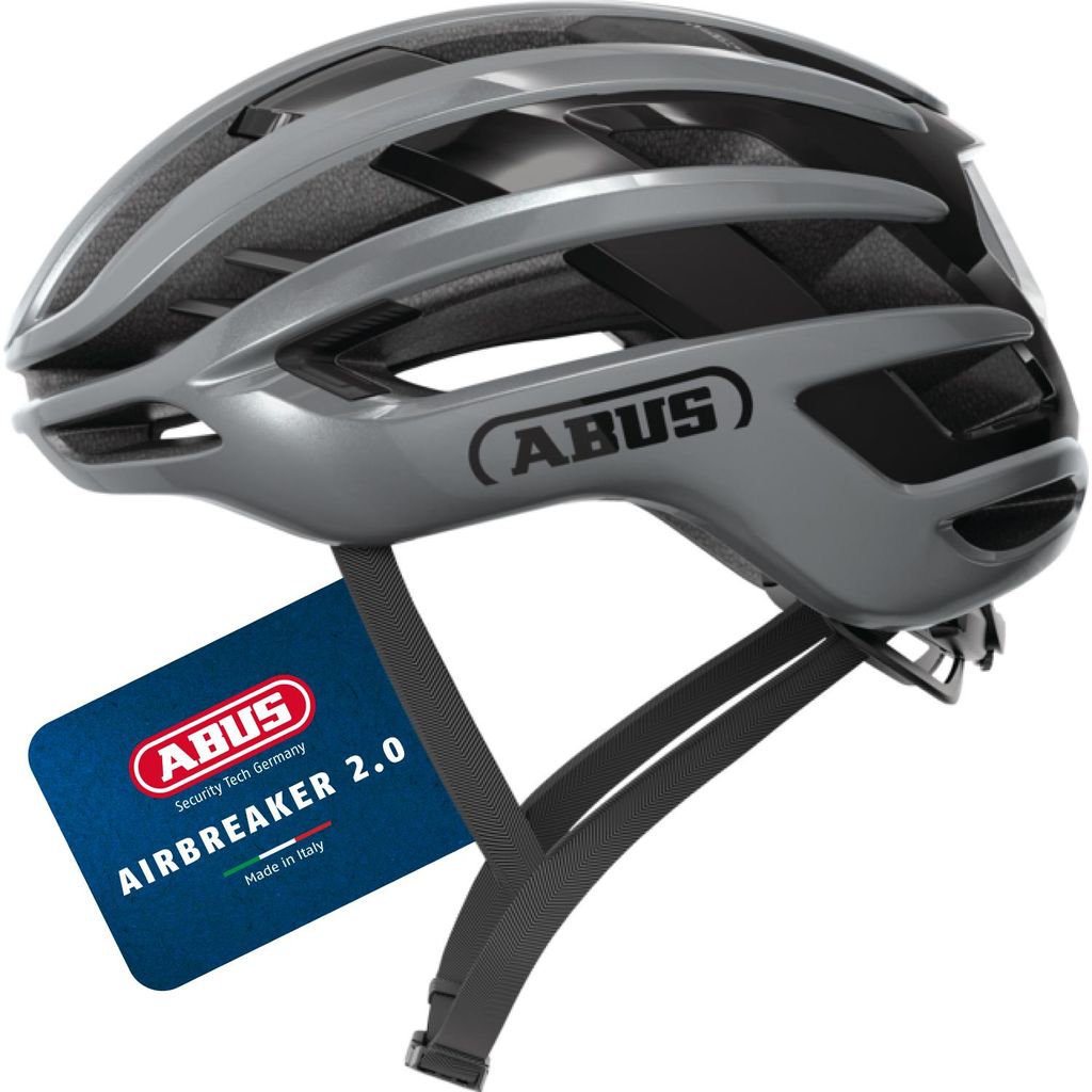 ABUS Rennradhelm AirBreaker 2.0 - leichter Fahrradhelm mit Fokus auf Belüftung, Aerodynamik, icherheit und Komfort für professionellen Radsport -...
