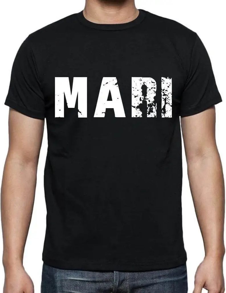 Herren Grafik T-Shirt Mari Öko-Verantwortlich Vintage Jahrgang Kurzarm Lustige Druck Geburtstag Geschenk Mann
