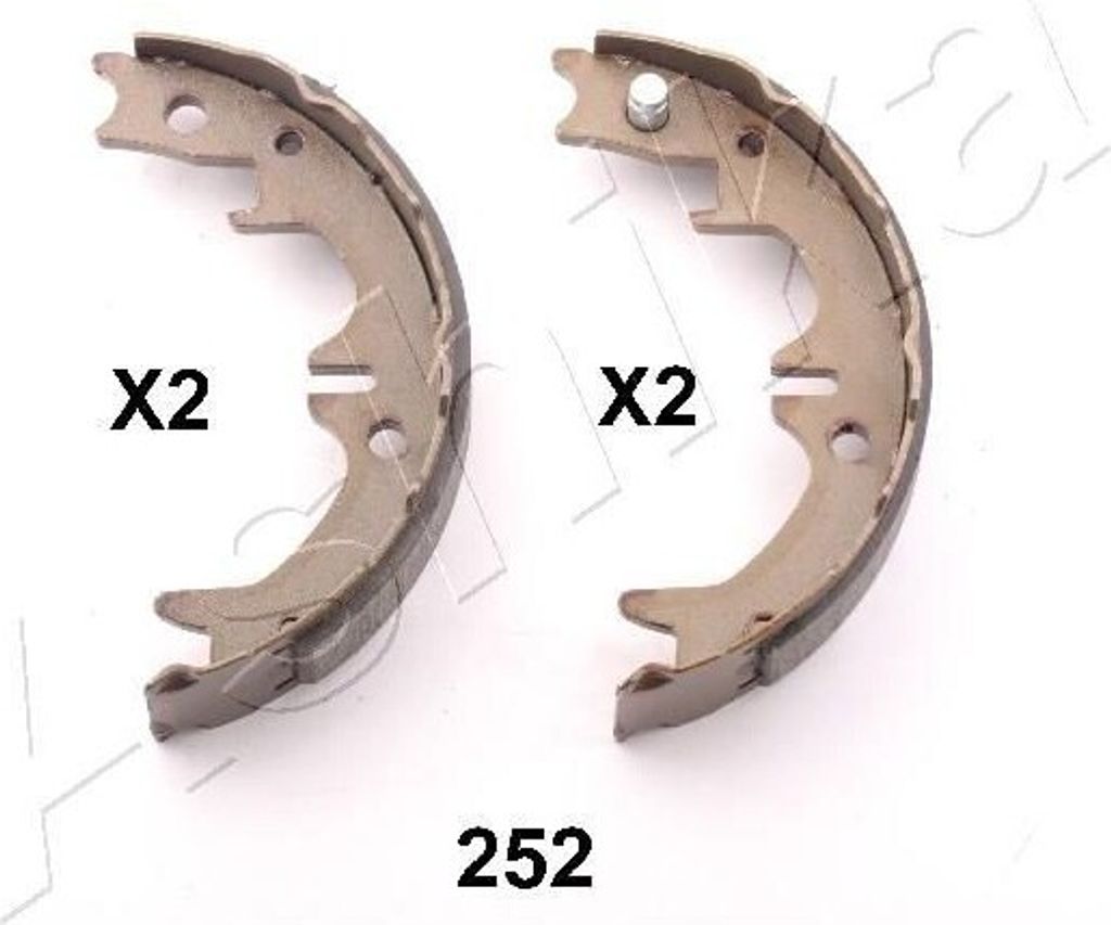 ASHIKA 55-02-252 Handbremsbeläge für TOYOTA Camry Limousine (V2) Handbremse