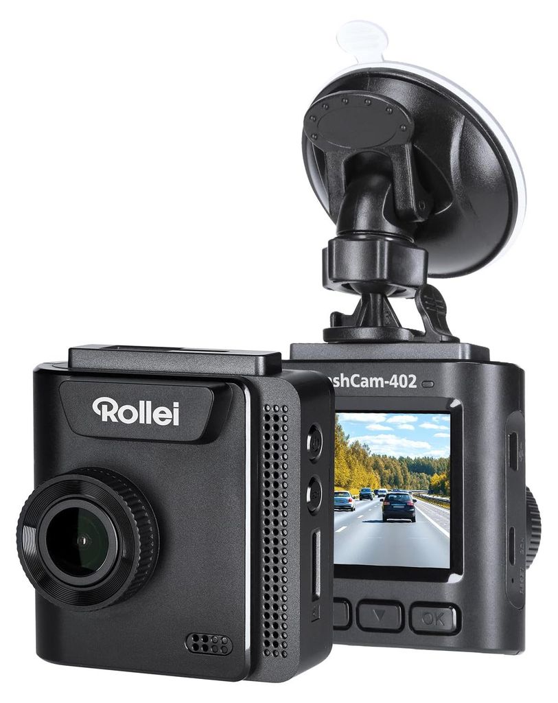 Rollei DashCam-402, Full HD, 1920 x 1080 px, CMOS, 1/2.9", Zdjęcie produktu 