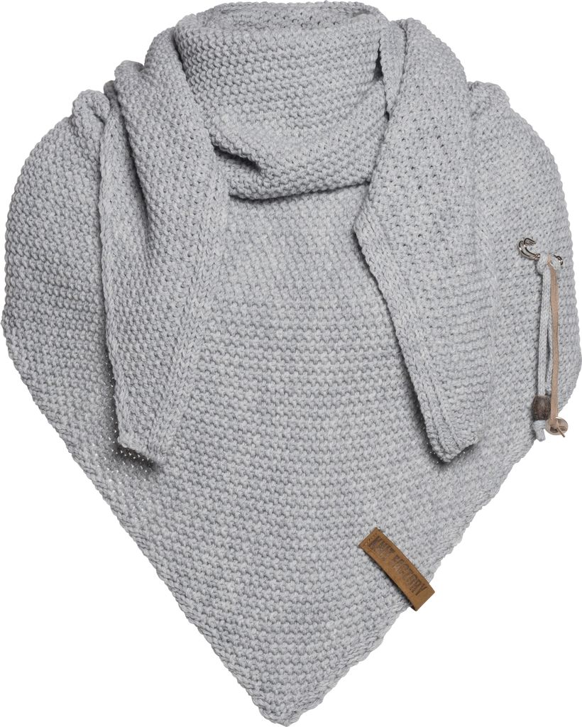 Knit Factory Coco Dreiecksschal - Grau - 190x85 cm Produktbild 