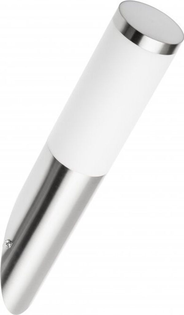 Gartenleuchte, schräge Wandlampe, Edelstahl, MILAN-U 40W E27IP54 GTV OS-MILA00U-00