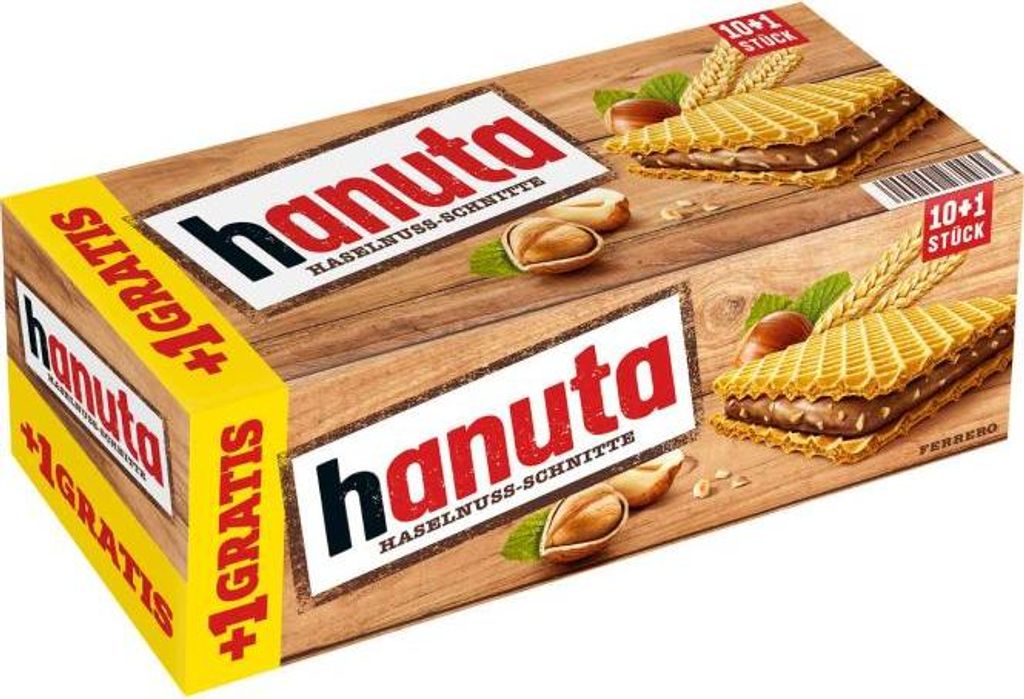 hanuta 10er + 1 gratis
