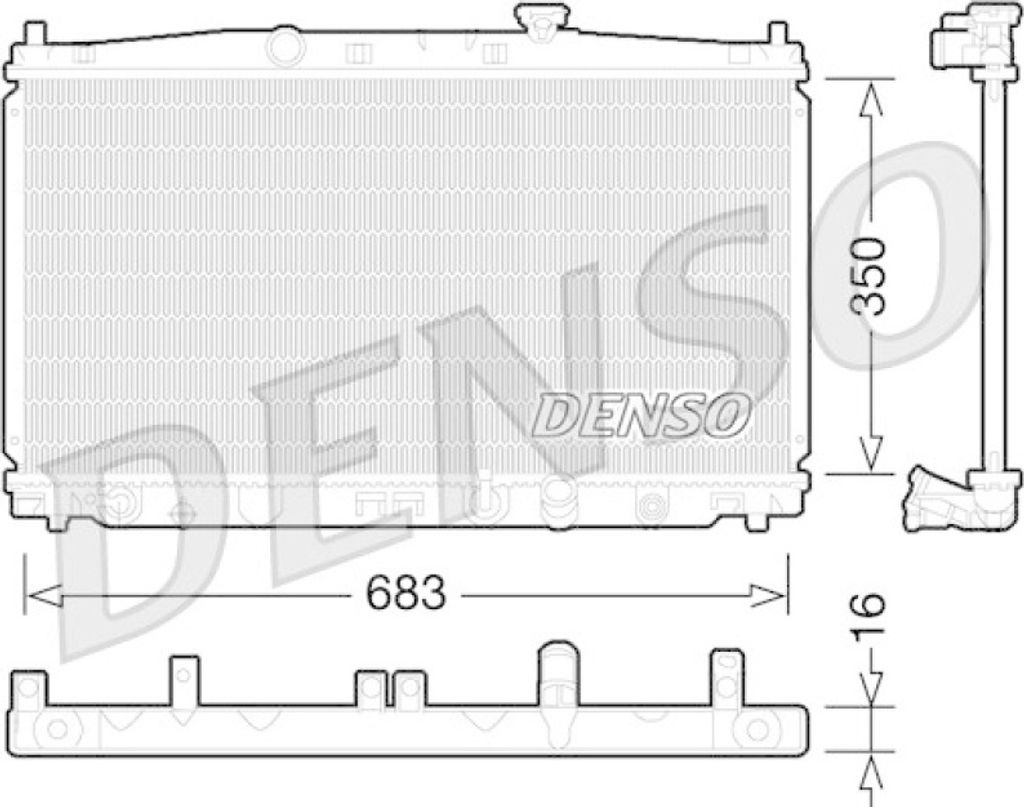 DENSO Kühler, Motorkühlung DRM40032