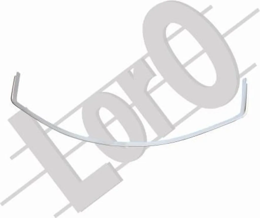 Moulure de calandre chromée pour Astra H - Protection avant ABAKUS 1322245