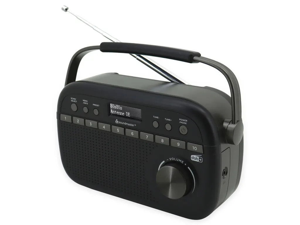 Ricevitore DAB+ Soundmaster DAB280SW Nero | Audio Digitale Portatile