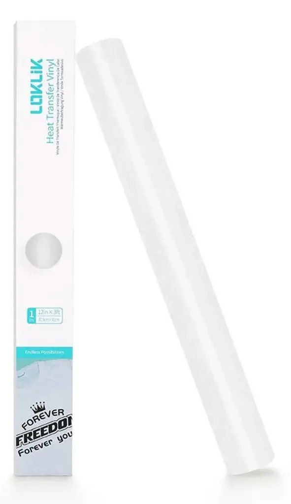 Vinyle de transfert textile blanc LOKLiK personnalisé pour vêtements de fête