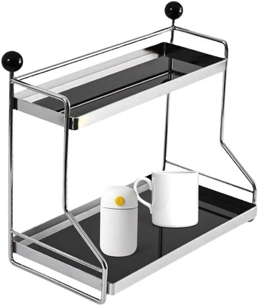 Porte-tasses sur pied pour libérer le plan de travail, support 2 étages