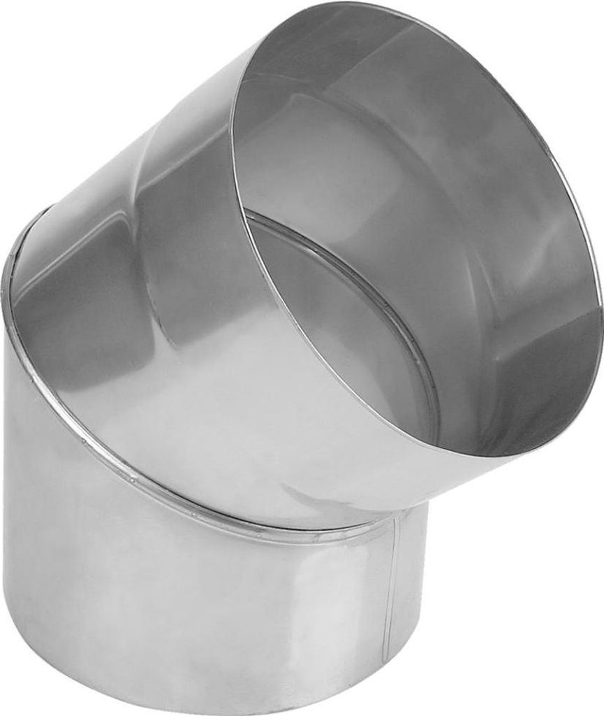 Stahl-Knie Ø200 45°